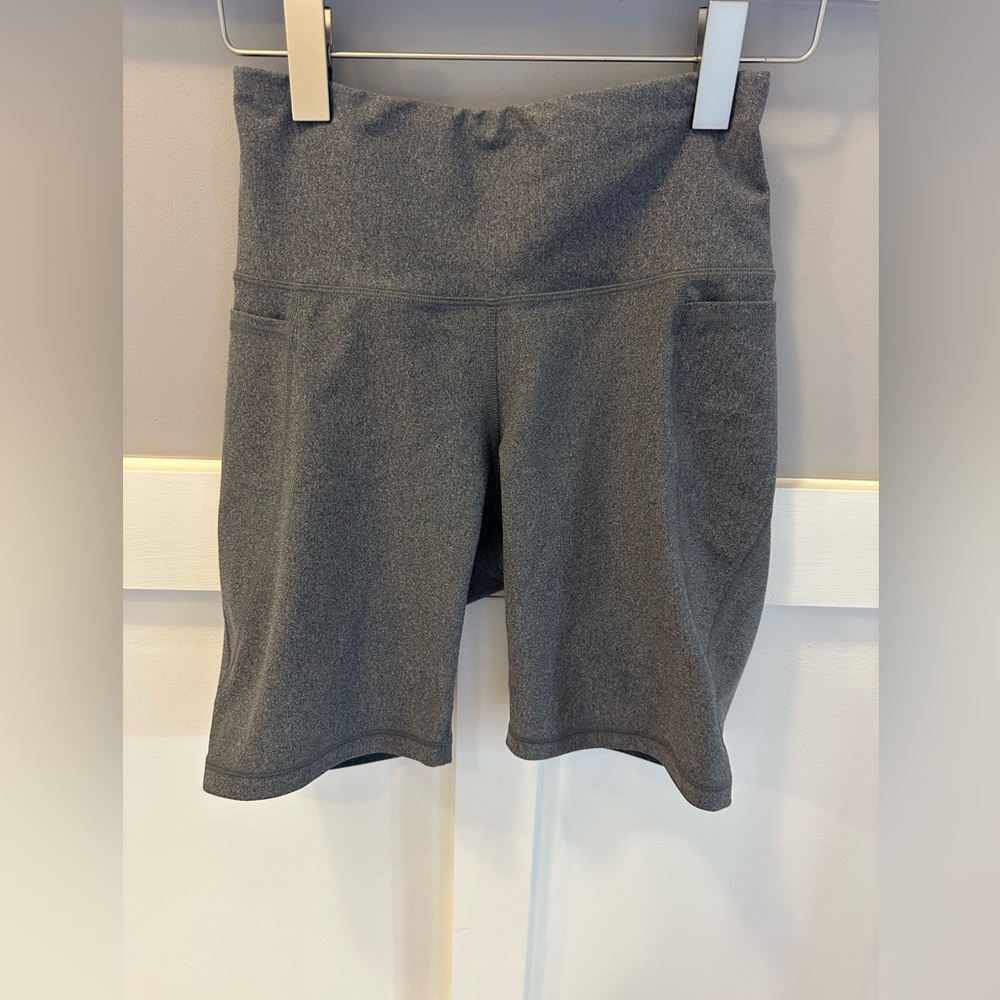 Old Navy Charcoal gray high rise “Go Dry”  Bike Short -M